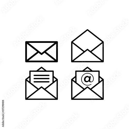 Envelope icon trendy