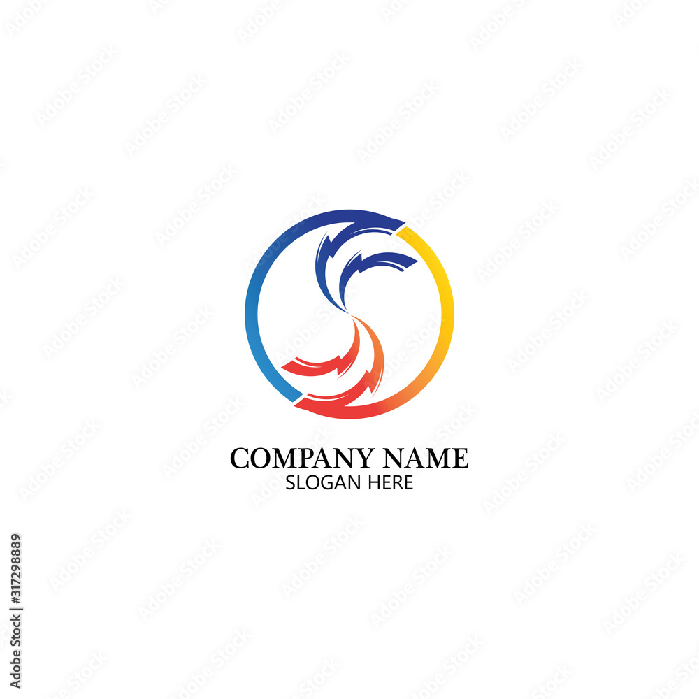 Flash s letter thunderbolt logo vector template icons Flash s letter thunderbolt logo vector template icons