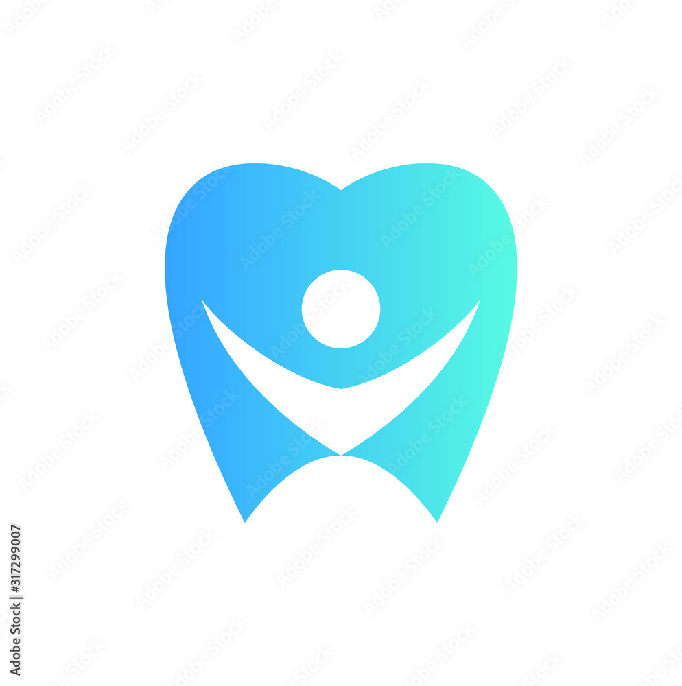 Dental clinic logo vector illustration. Tooth creative symbol concept. Dental clinic logo vector illustration. Tooth creative symbol concept.