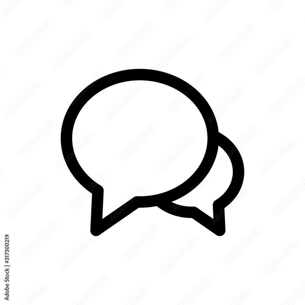 Bubble speech icon Bubble speech icon