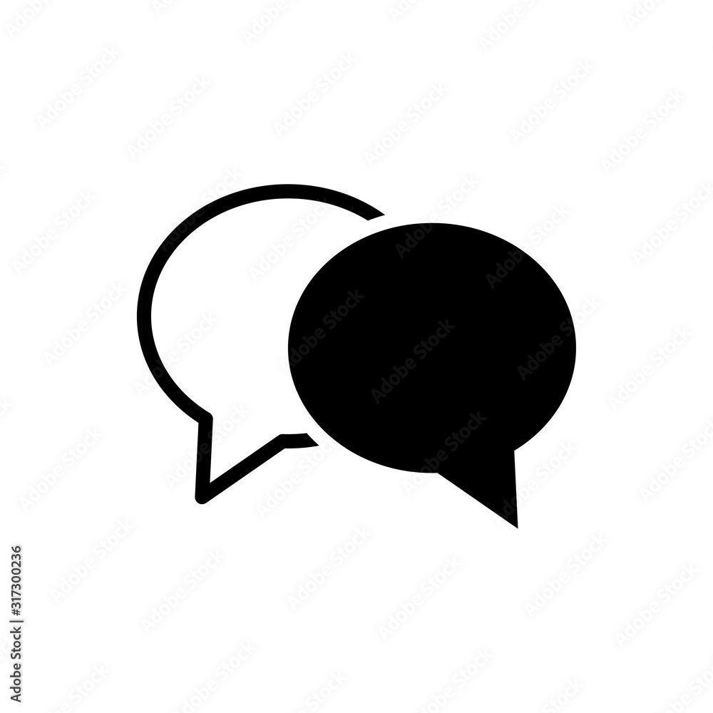 Bubble speech icon Bubble speech icon