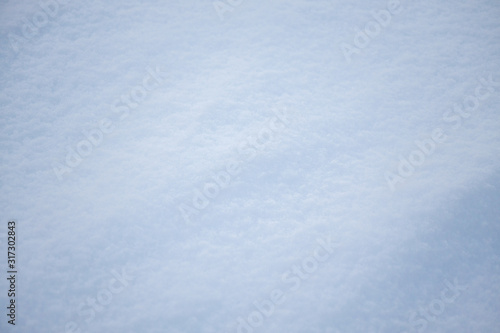Snow texture background with copy space  © Kateryna