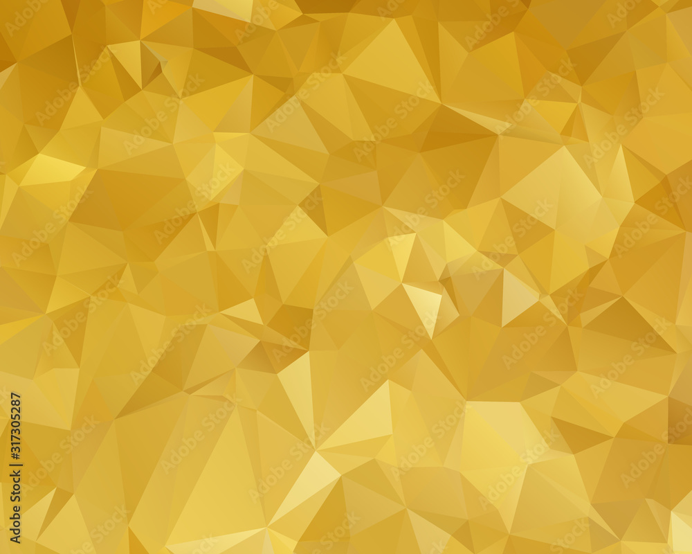Abstract Gold triangle background. Low poly style.Vector illustration. Abstract Gold triangle background. Low poly style.Vector illustration.