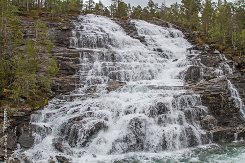 Wasserfall Im Brostdalen