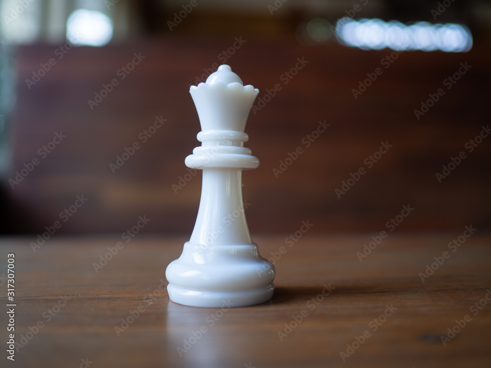 Isolate chess on wooden background. Isolate chess on wooden background.