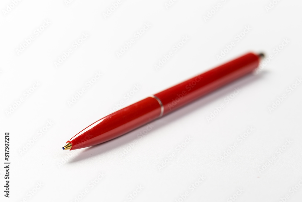 ballpoint pen isolated on a white background. Nice pen mockup for corporate business ballpoint pen isolated on a white background. Nice pen mockup for corporate business