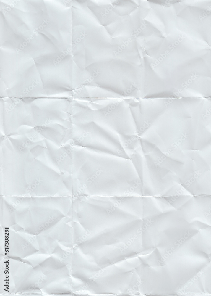Folded and crumpled paper. Seamless pattern with a texture of folded and crumpled white paper. Folded and crumpled paper. Seamless pattern with a texture of folded and crumpled white paper.