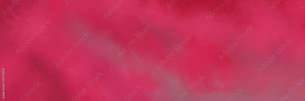 decorative horizontal background header with moderate pink, antique fuchsia and firebrick color