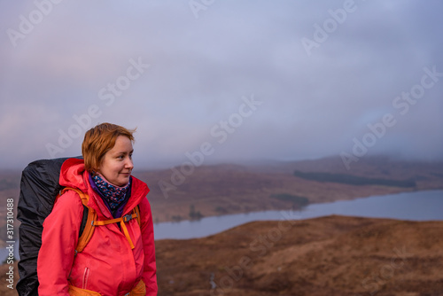 Lone traveler - West Highlands Way, Scotland © Martynas