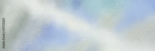 grunge horizontal banner background  with pastel blue, lavender and dark gray color