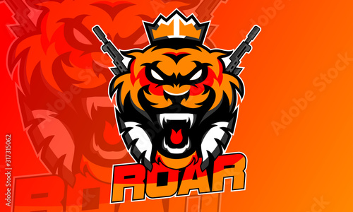Tiger Mascot Logo photo