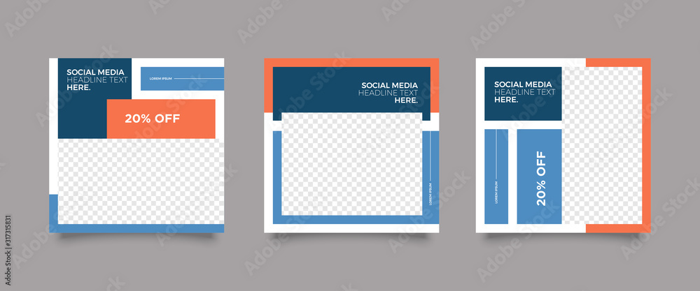 Modern promotion square web banner for social media mobile apps. Elegant sale and discount promo backgrounds for digital marketing Modern promotion square web banner for social media mobile apps. Elegant sale and discount promo backgrounds for digital marketing