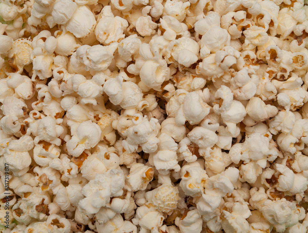 texture of home made popcorn texture of home made popcorn