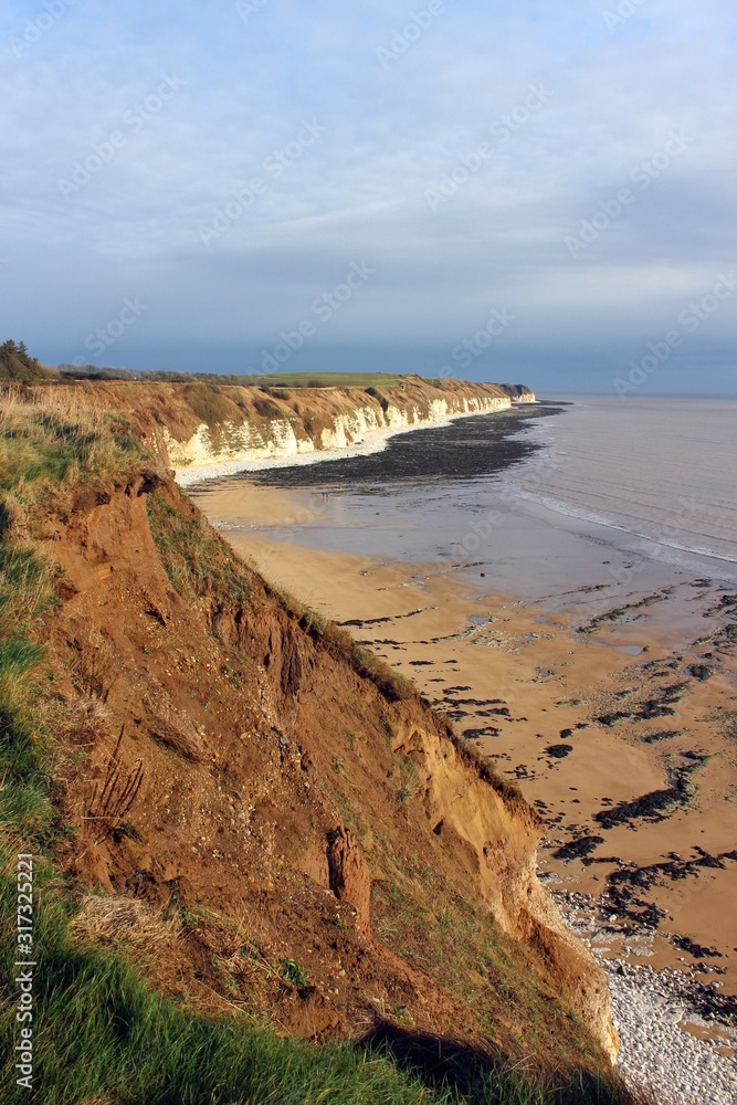 Sewerby Rocks, near Bridlington, East Riding of Yorkshire.