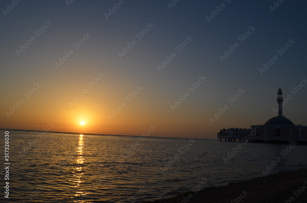 Fototapeta premium Floating Mosque in Jeddah