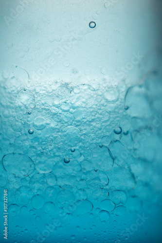 abstract graphic of water and bubbles