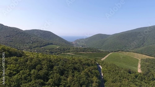 aerial view of abrau durso photo