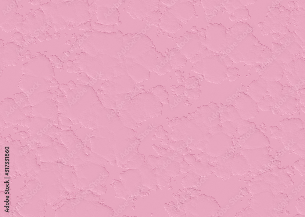 Pink cement wall texture background for design backdrop banner for love valentine day.