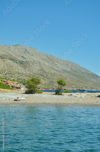 daytime in the summer on the island of Hydra