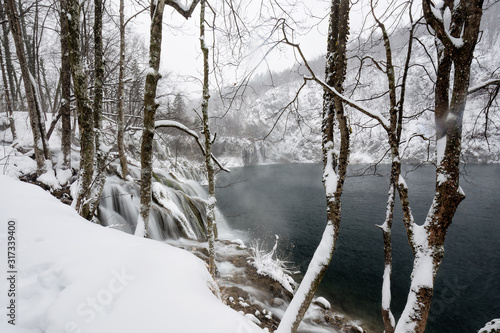 Winter Plitvice Lakes