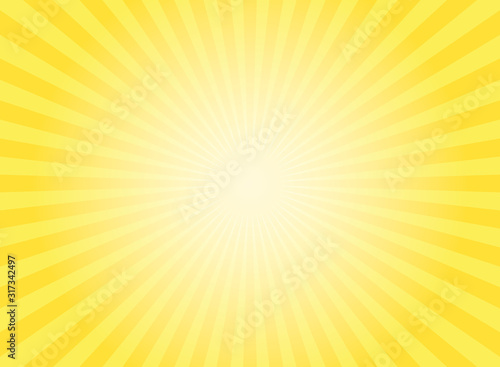 Sunlight abstract background. yellow color burst background.