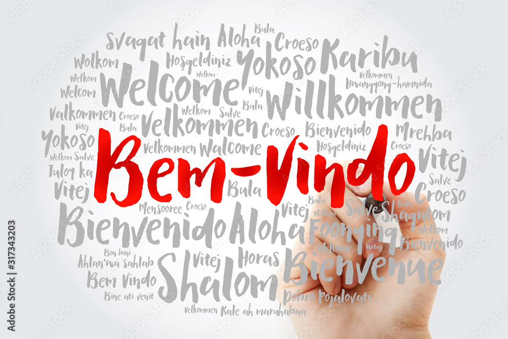 O que é bienvenido em Português? Bem-vindo