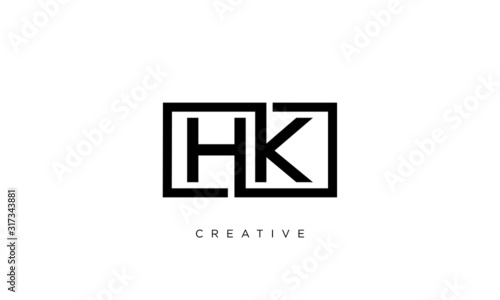 hk logo design simple