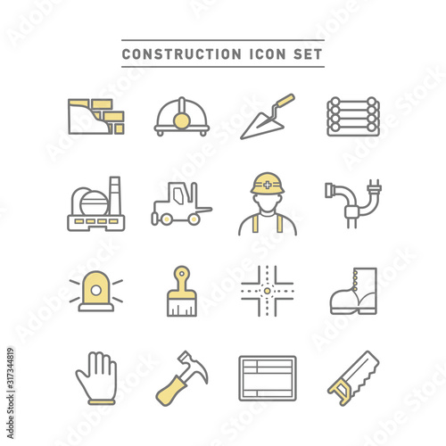 CONSTRUCTION ICON SET