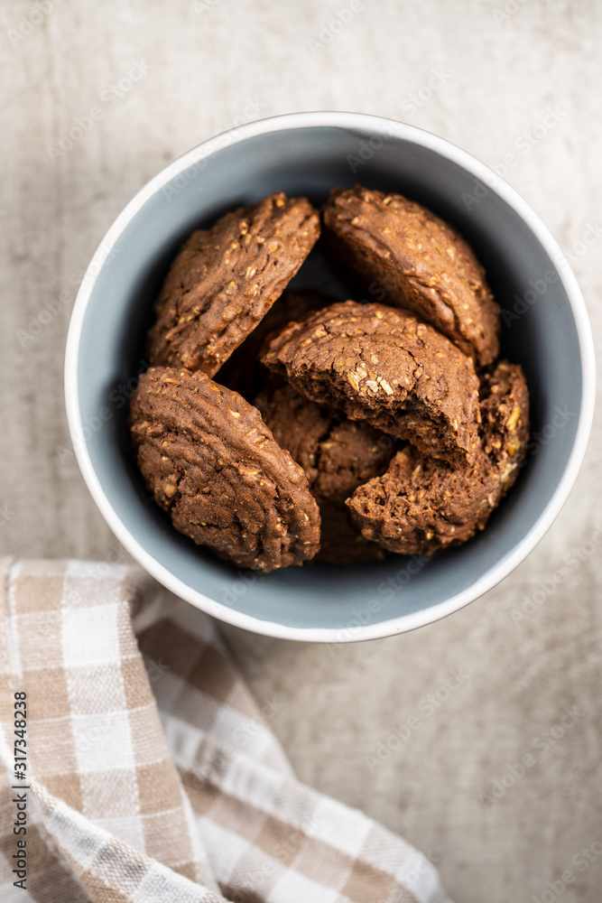 Cereal cocoa cookies. Cereal cocoa cookies.