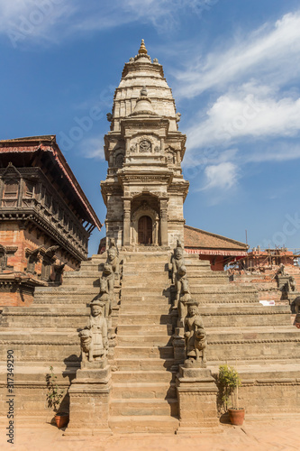 Siddhi Laxmi Temple at the Durbar Square of Bhaktapur  Nepal