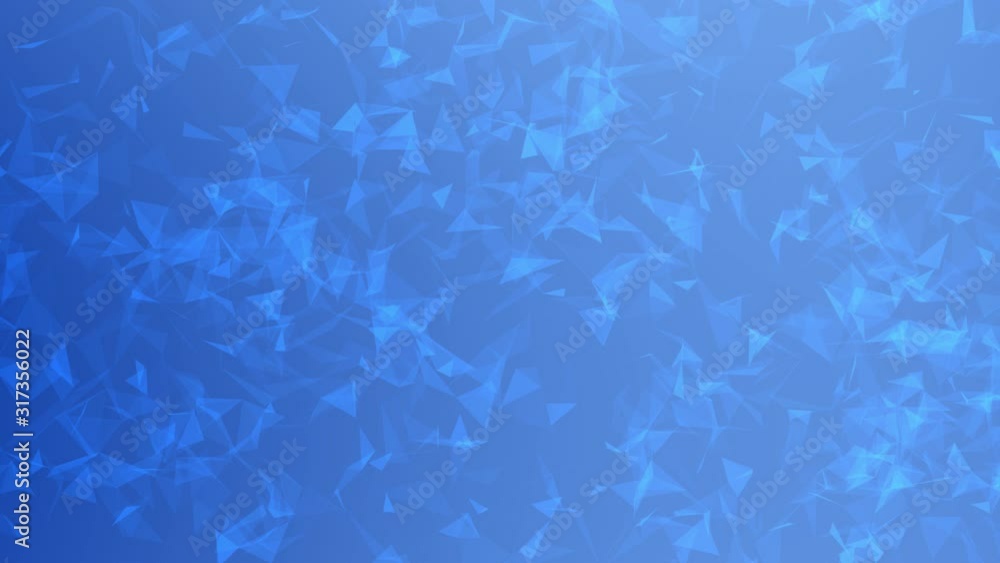 Beautiful light changing triangles shapes motions on blue background. Beautiful light changing triangles shapes motions on blue background.