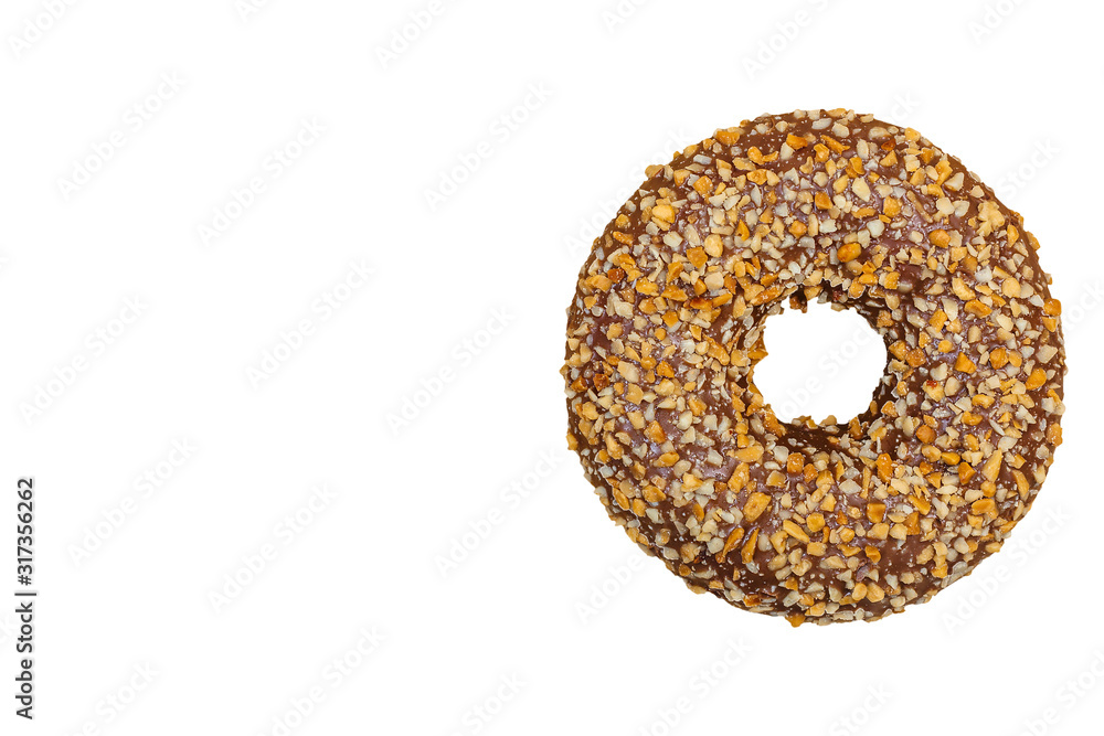 Glazed donuts on a white isolated background Glazed donuts on a white isolated background