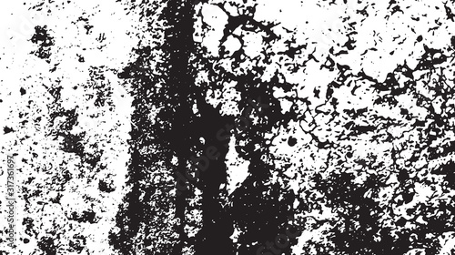 Black and white vintage grunge futuristic background. Suitable to create unique overlay textures with the effect of scratching, breaking, antiquity and old materials.