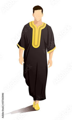 Morrocan traditional cloth, "Jellaba"
