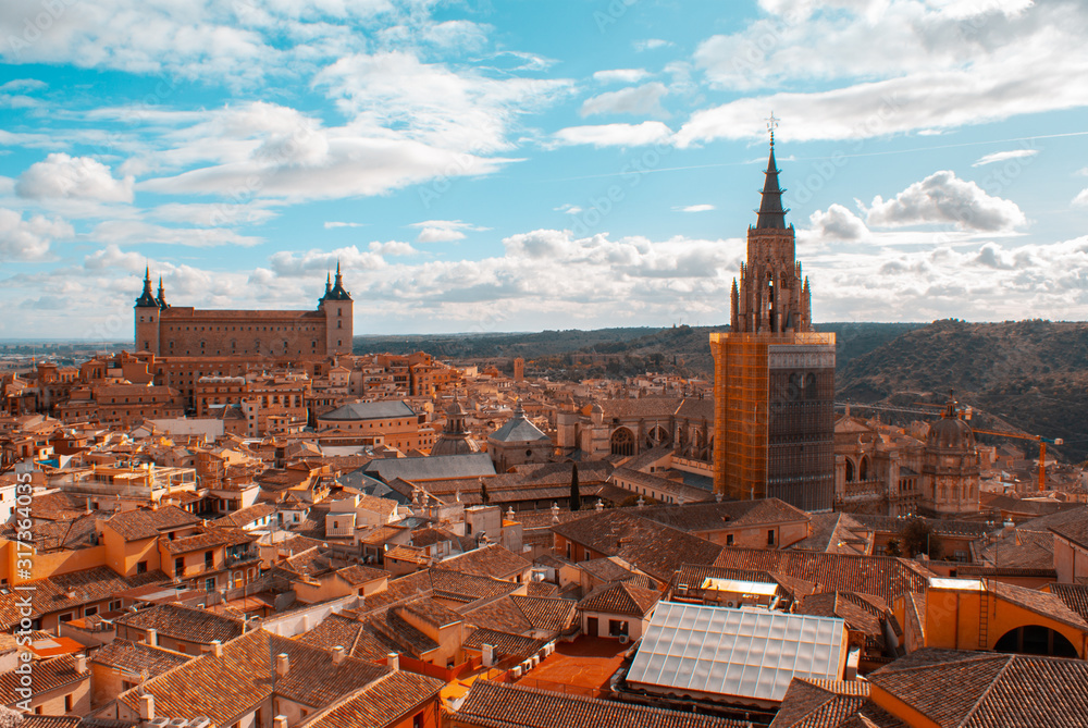 Fotografía del casco antiguo de Toledo