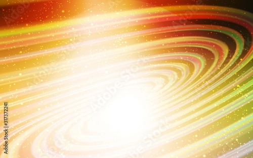 Light Multicolor vector background with astronomical stars. Space stars on blurred abstract background with gradient. Pattern for astronomy websites.