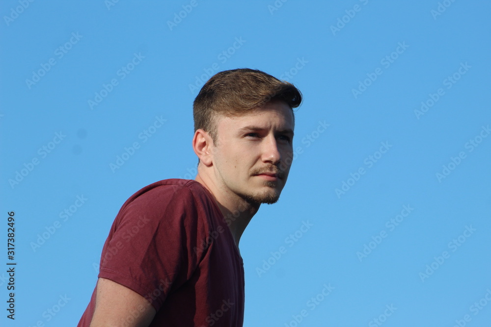 portrait of young man portrait of young man