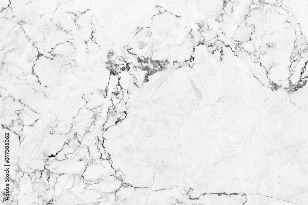 Fototapeta premium White marble texture background pattern with high resolution.
