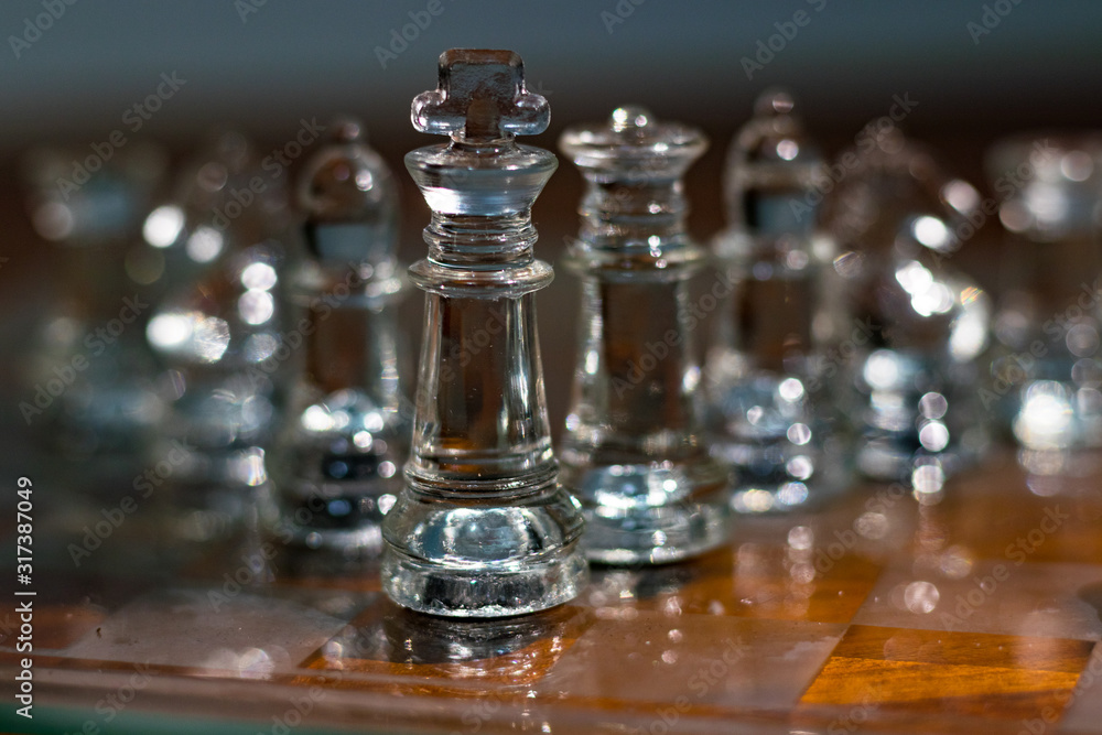 Glass Chess Game Glass Chess Game