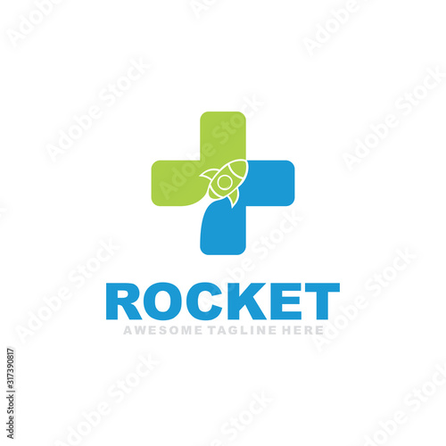 Rocket Logo Vector 