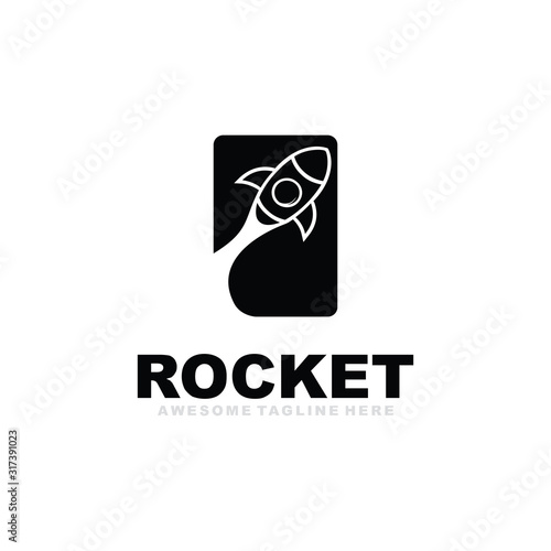 Rocket Logo Vector 