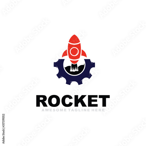 Rocket Logo Vector 