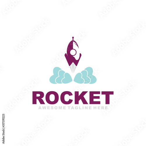 Rocket Logo Vector 