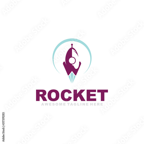Rocket Logo Vector 