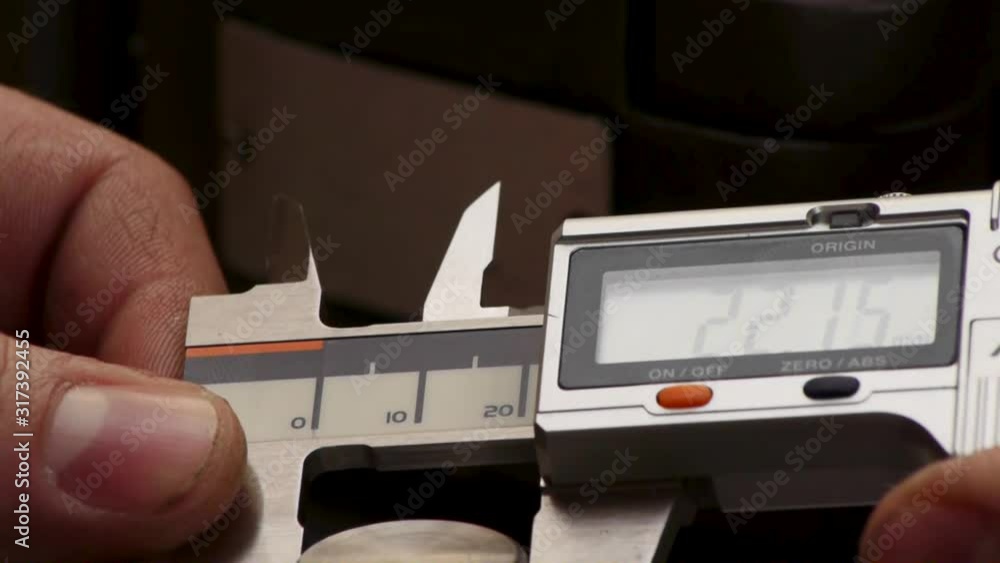 Electronic Caliper Measurement Of Parts Electronic Caliper Measurement Of Parts