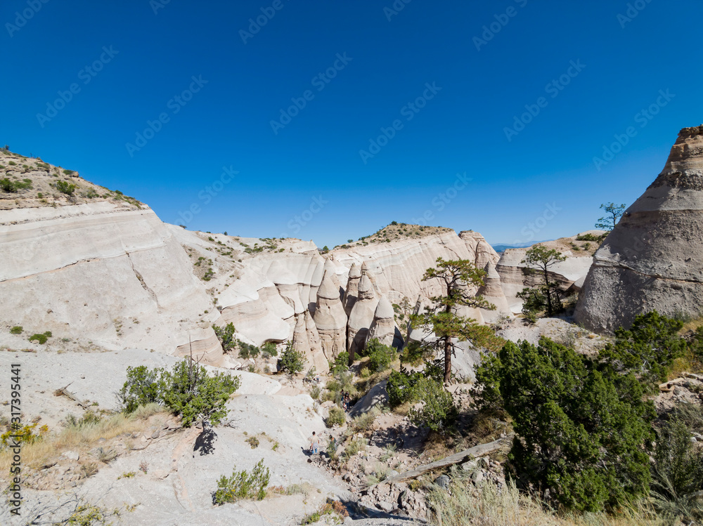 Sunny view of the famous Kasha Katuwe Tent Rocks National Monument