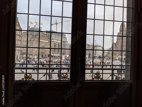 Canvas Print amsterdam castle view