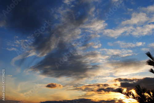 Fototapeta Naklejka Na Ścianę i Meble -  Blue Hills Reservation, Milton/Canton MA, Dusk and Sunset