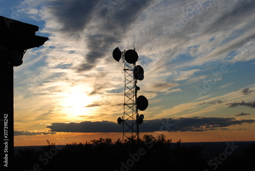 Blue Hills Reservation, Milton/Canton MA, Dusk and Sunset