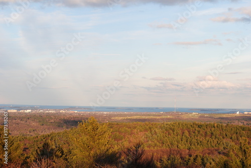 Blue Hills Reservation  Milton Canton MA  Dusk and Sunset